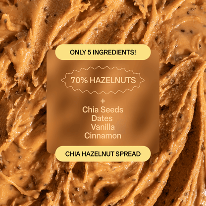 BAROFARM CRAVERS Pâte à Tartiner Chia-Noisette 70% Noisettes 270g