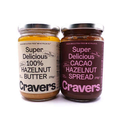 Cravers Barofarm 100 % Knusprige Haselnusspaste – 270 g